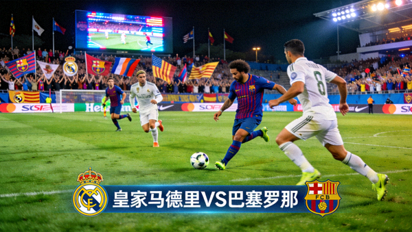 西甲联赛足球比赛现场直播画面 - 皇家马德里对阵巴塞罗那